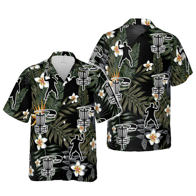 Hawaiian Aloha Shirts Disc Golf Tropical Flowers