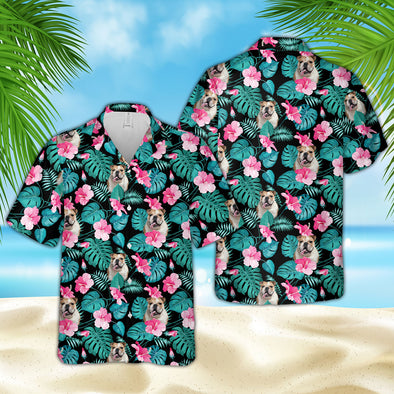 Hawaiian Aloha Shirts Custom Pet Photo Summer Pattern