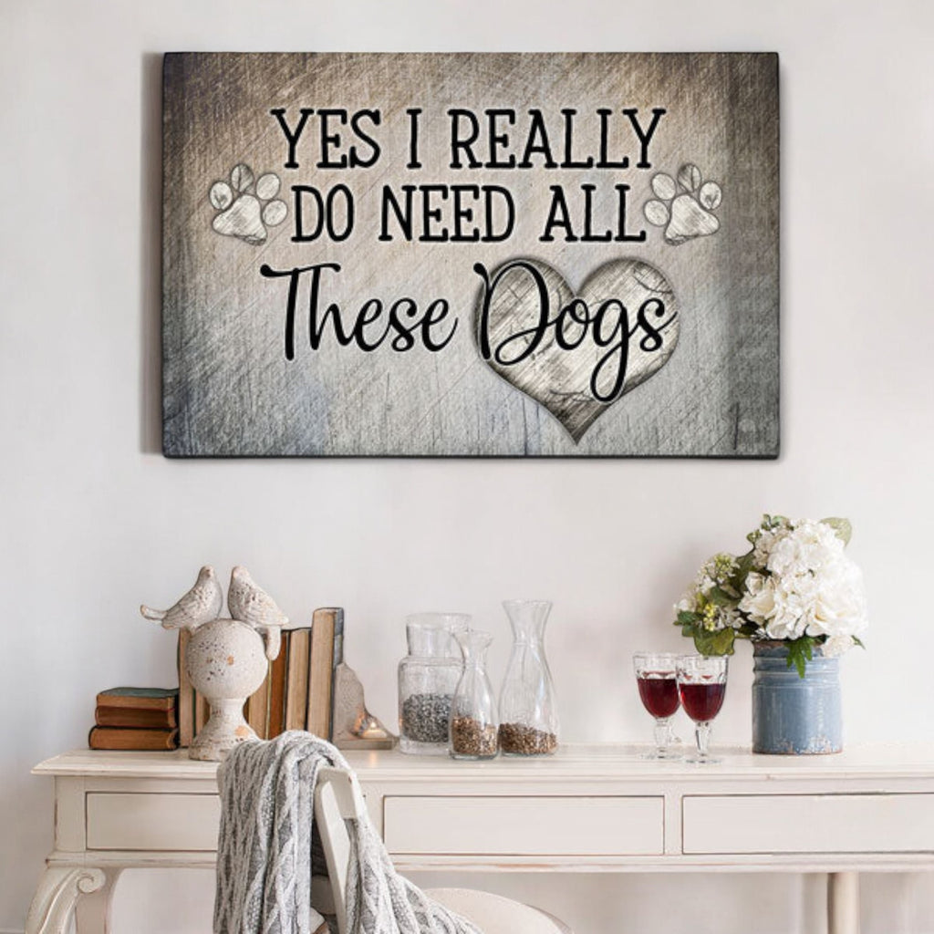 All These Dogs Premium Canvas