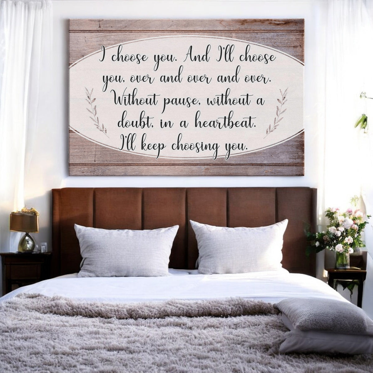 Ill Keep Choosing You Premium Canvas