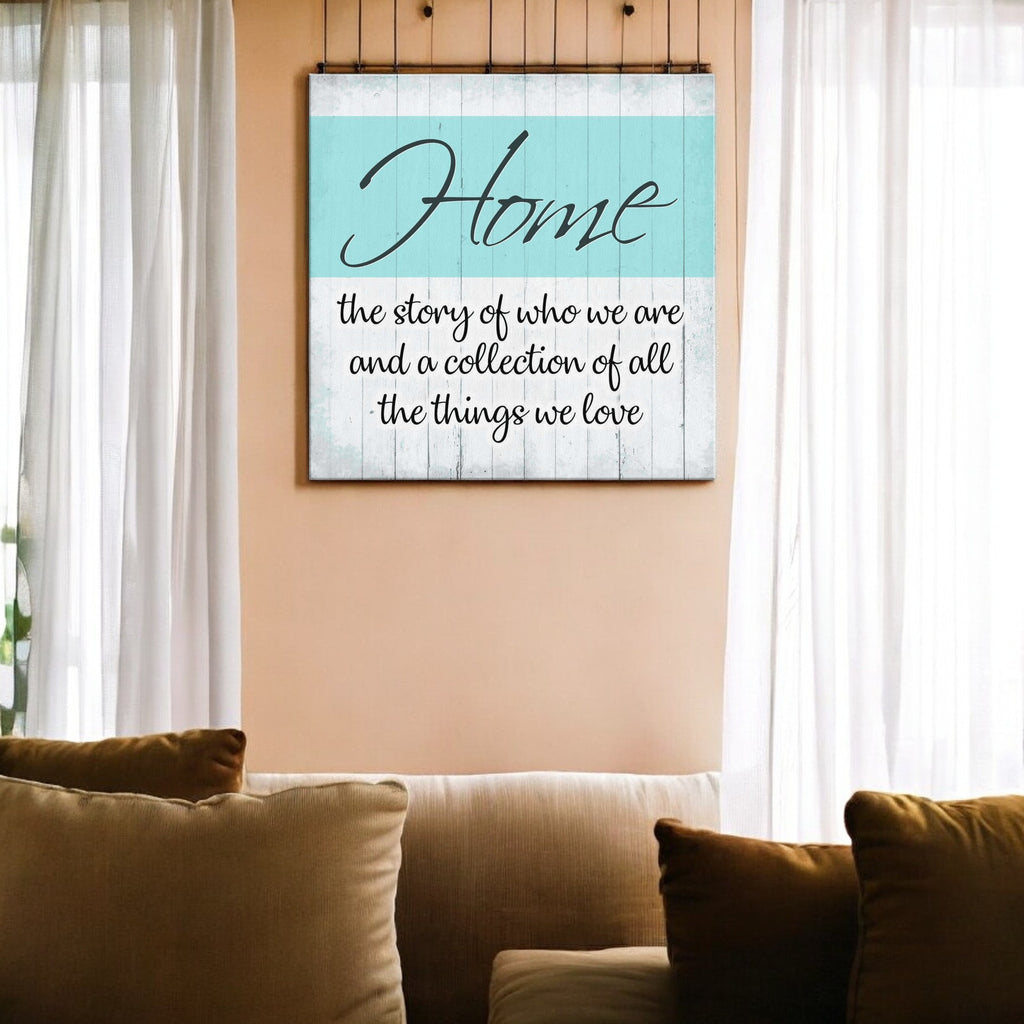 Home - All the Things We Love Premium Canvas