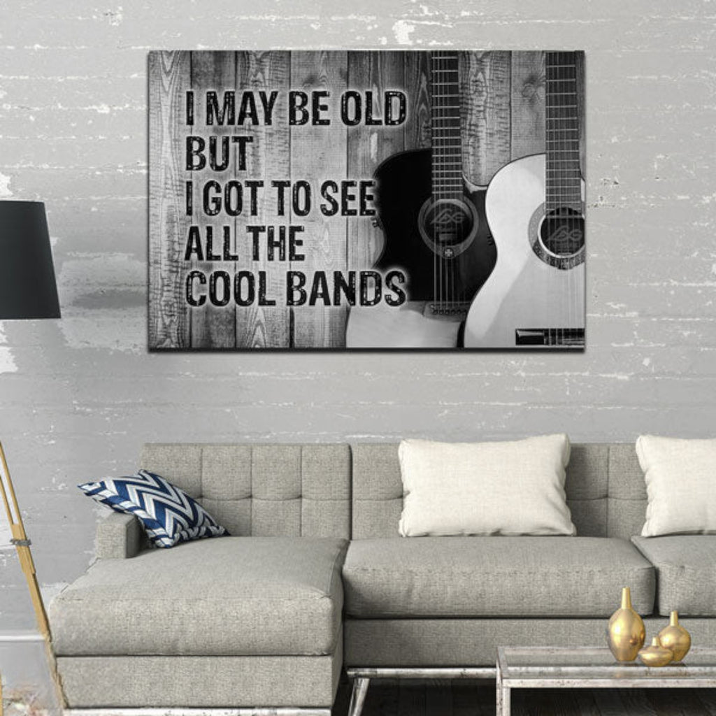 All The Cool Bands Premium Canvas