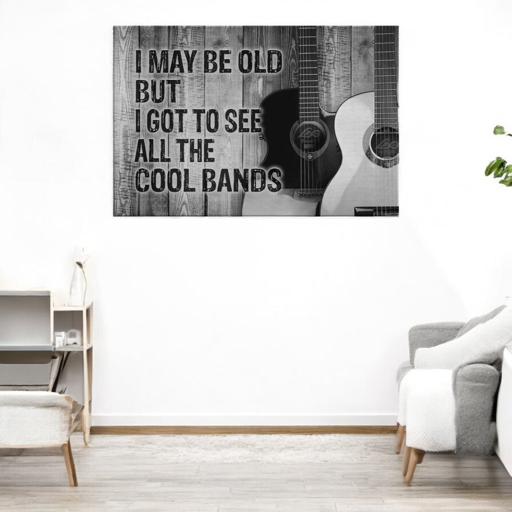 All The Cool Bands Premium Canvas