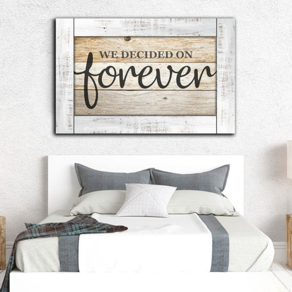 We Decided On Forever Premium Canvas