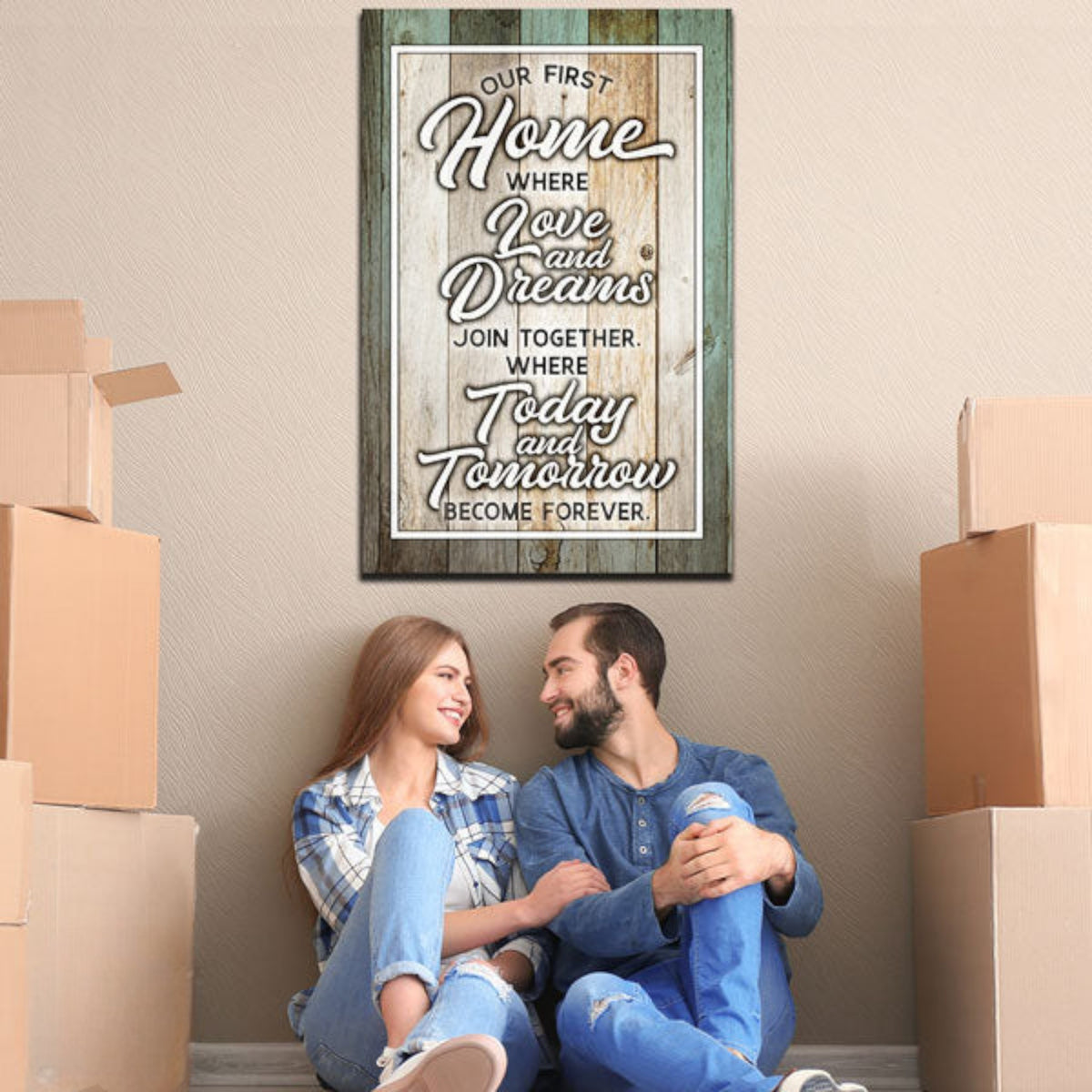 Our First Home Premium Canvas