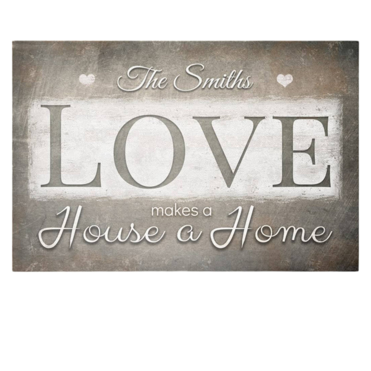 Personalized Love Makes A House A Home Premium Canvas v2