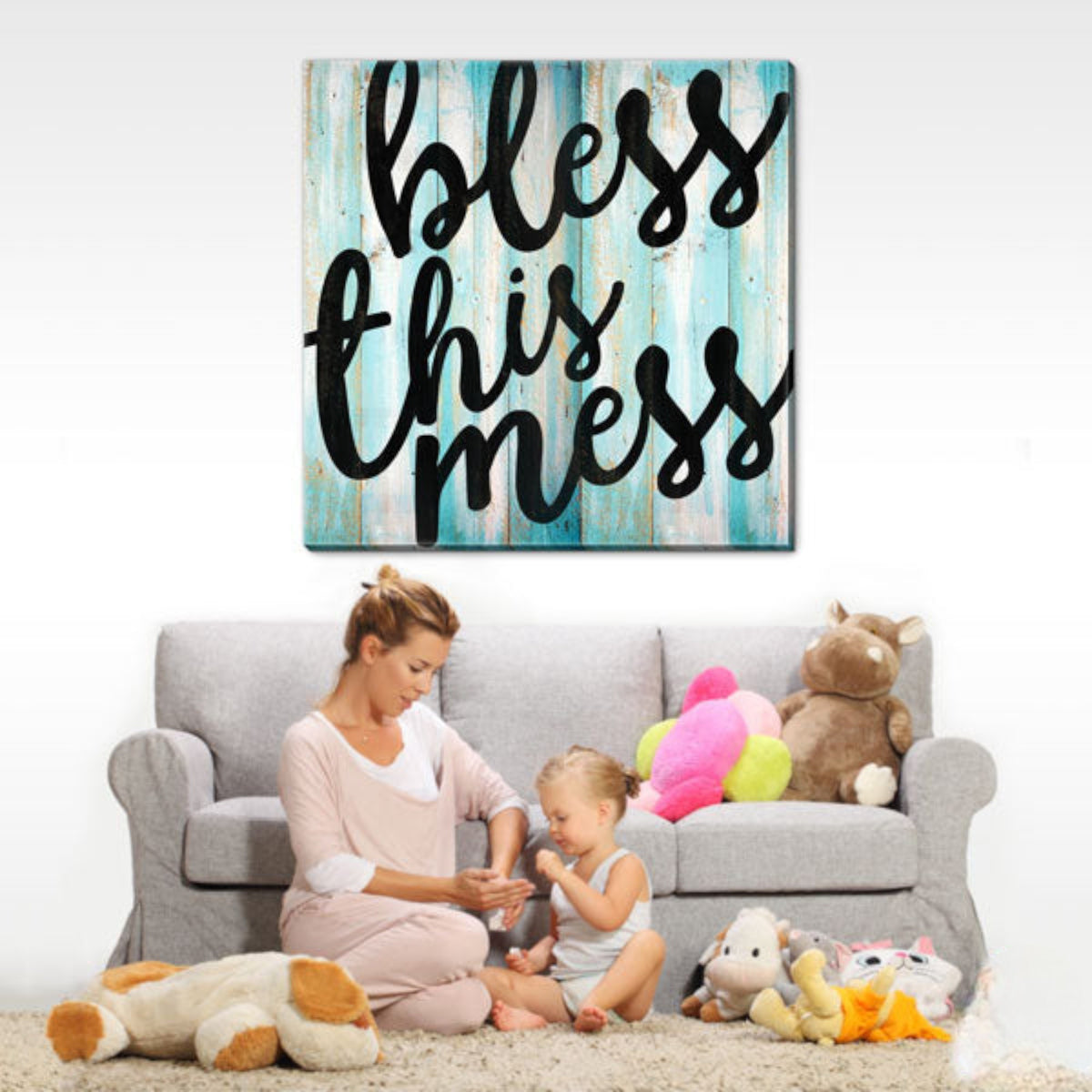 Bless This Mess Premium Canvas