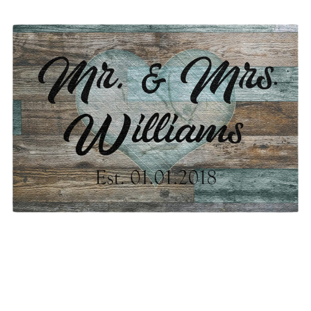 Personalized Mr & Mrs Premium Canvas