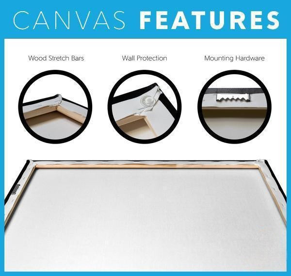 I Love my Grandkids to the Moon and Back Premium Canvas