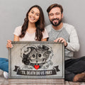 Til Death Do Us Part Canvas Wall Art – Couple Gift