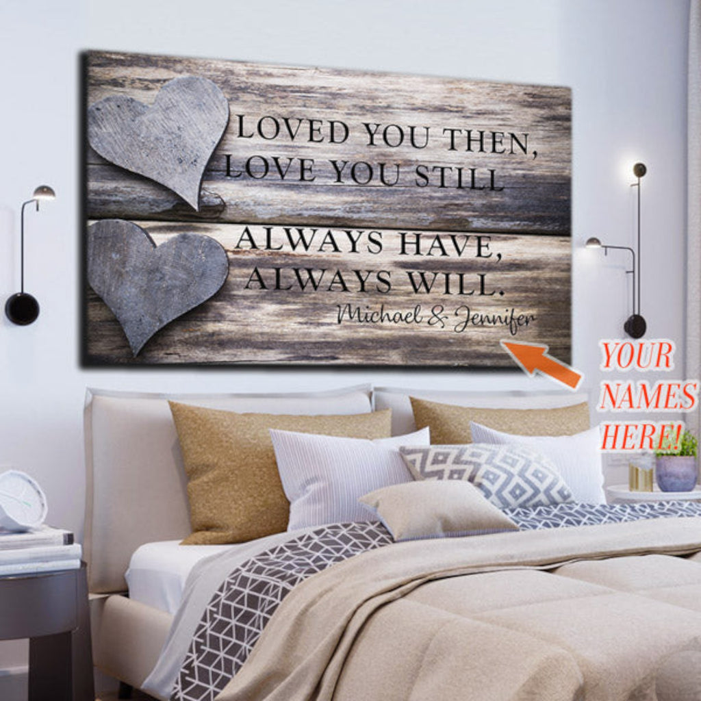 Personalized Loved You Always Premium Canvas