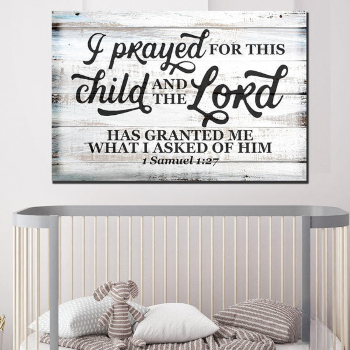 I Prayed for This Child Premium Canvas