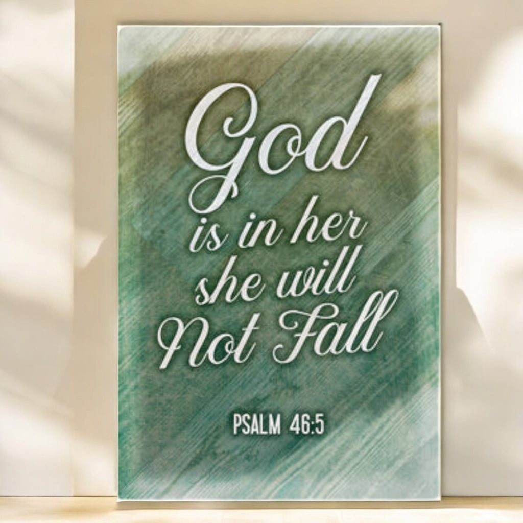 God Is Within Her..  Premium Canvas