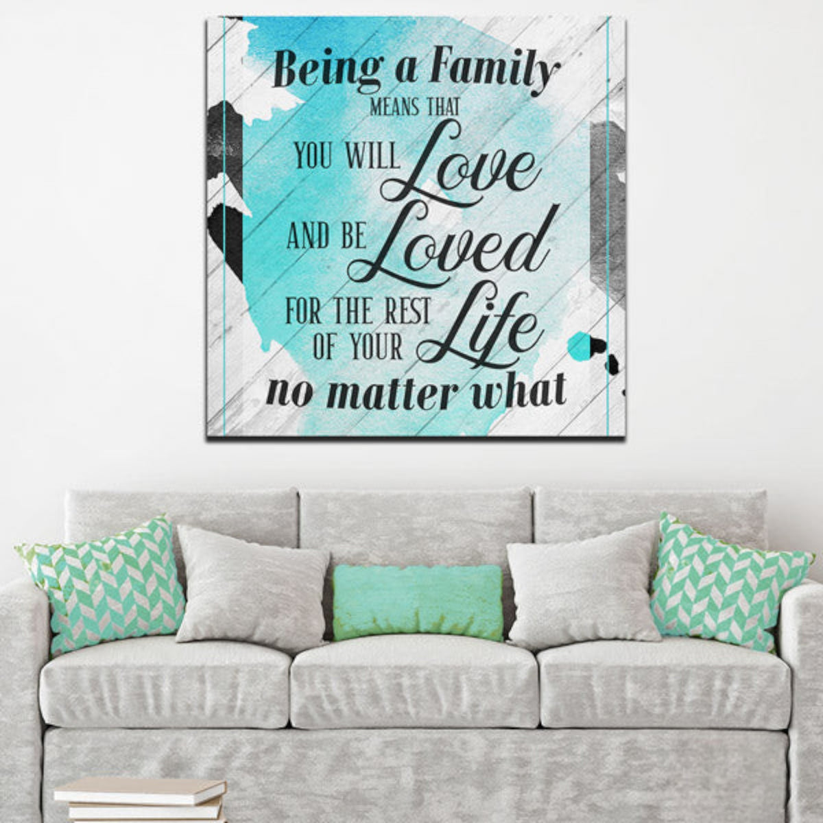 Being a Family.. Premium Canvas