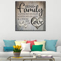 Irish Family.. Love Premium Square Canvas