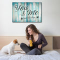 You & Me (And the Dogs) Premium Canvas