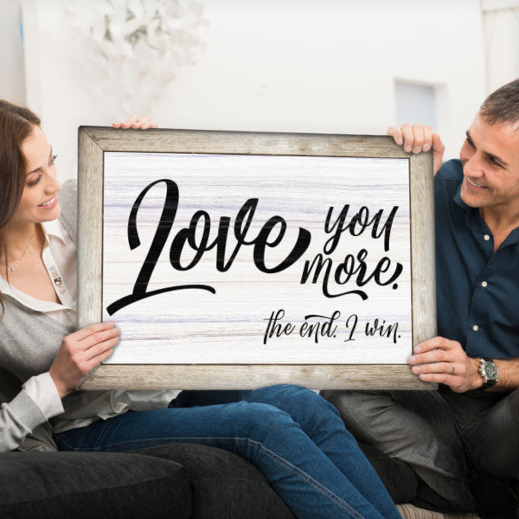 Love You More.. Premium Canvas