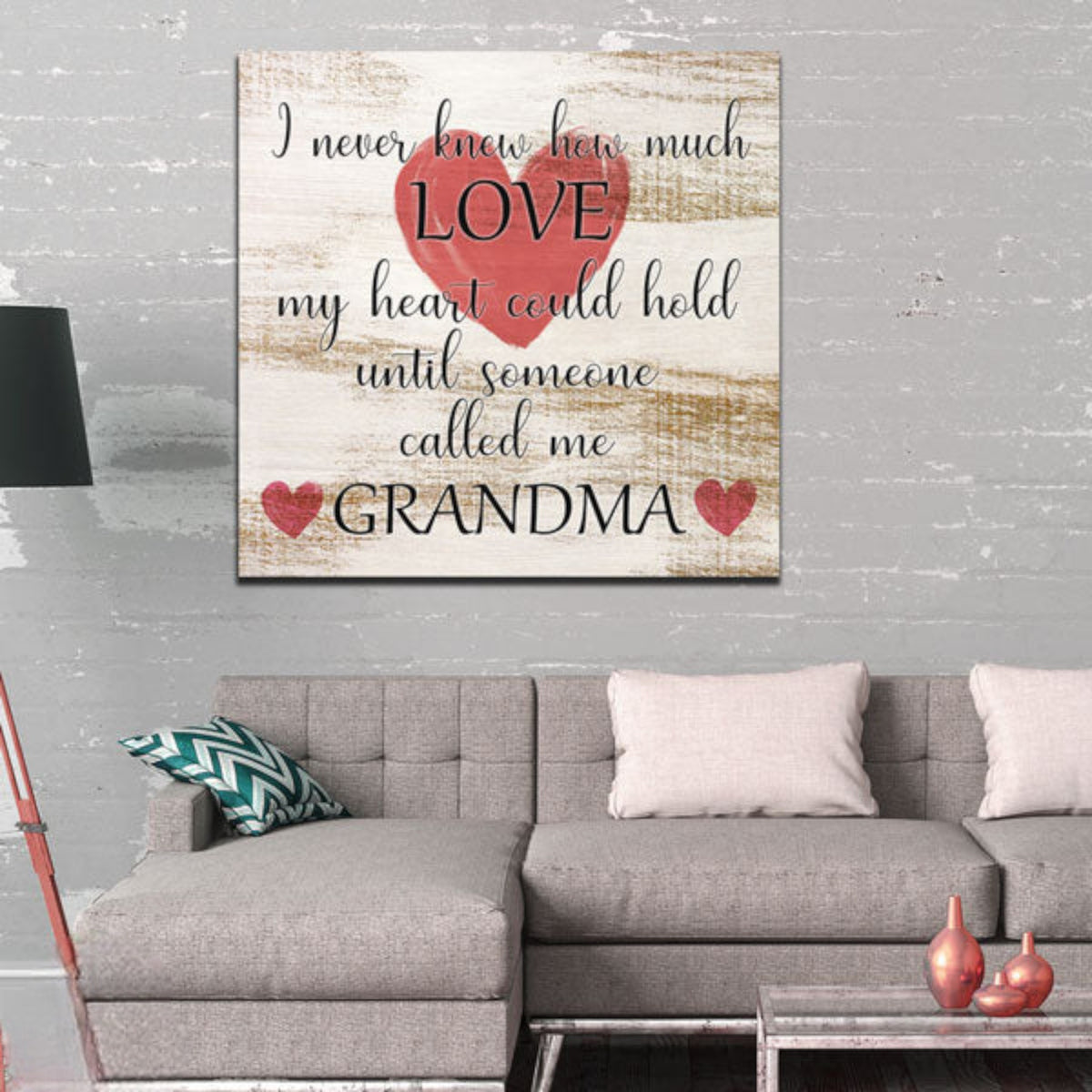 Until Someone Called Me Grandma Premium Canvas