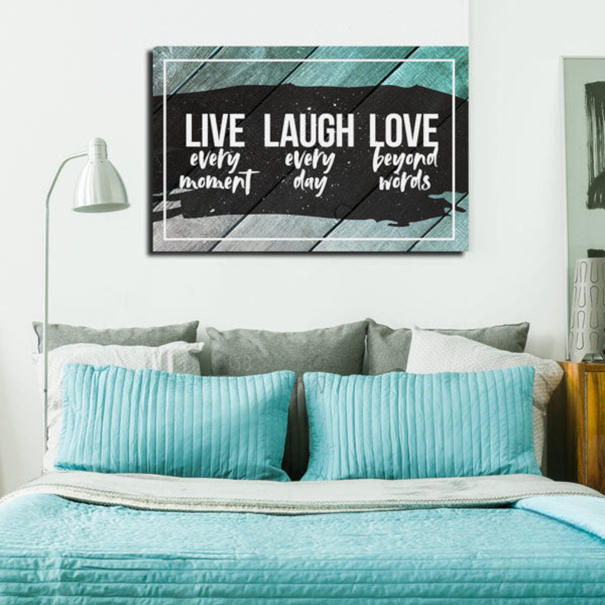 Live Laugh Love Canvas Wall Art – Living Room Decor