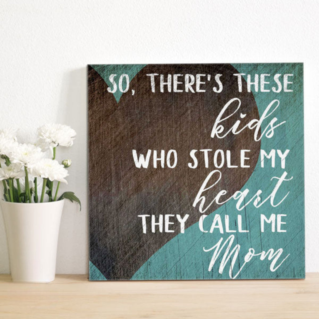 These Kids Who Stole My Heart Premium Canvas