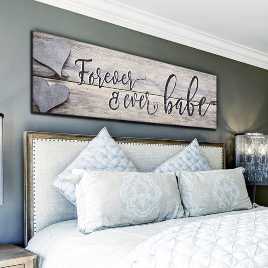Forever & Ever Babe Premium Panoramic Canvas