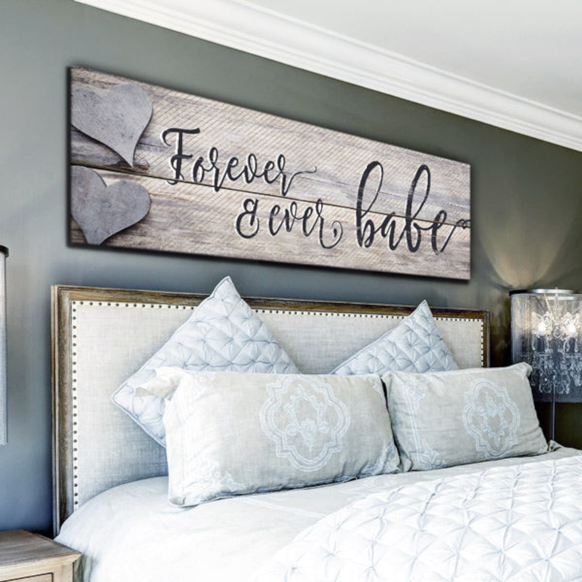 Forever & Ever Babe Premium Panoramic Canvas