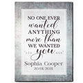 Personalized ..More Than We Wanted You Kids Premium Canvas