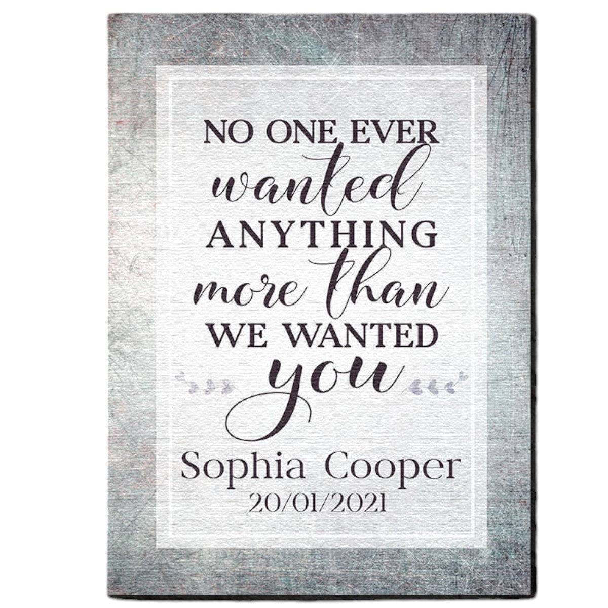 Personalized ..More Than We Wanted You Kids Premium Canvas