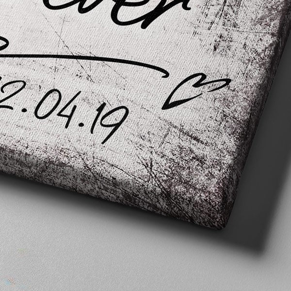 Personalized We Decided On Forever Premium Panoramic Canvas