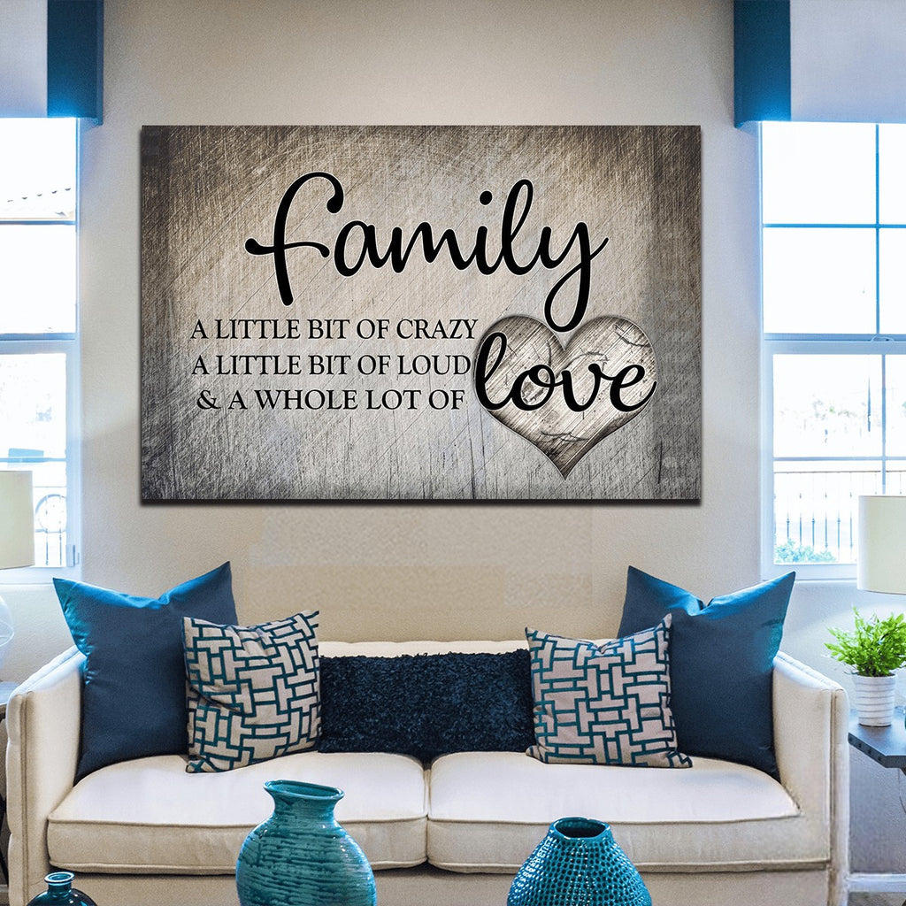 Family.. Love Premium Canvas