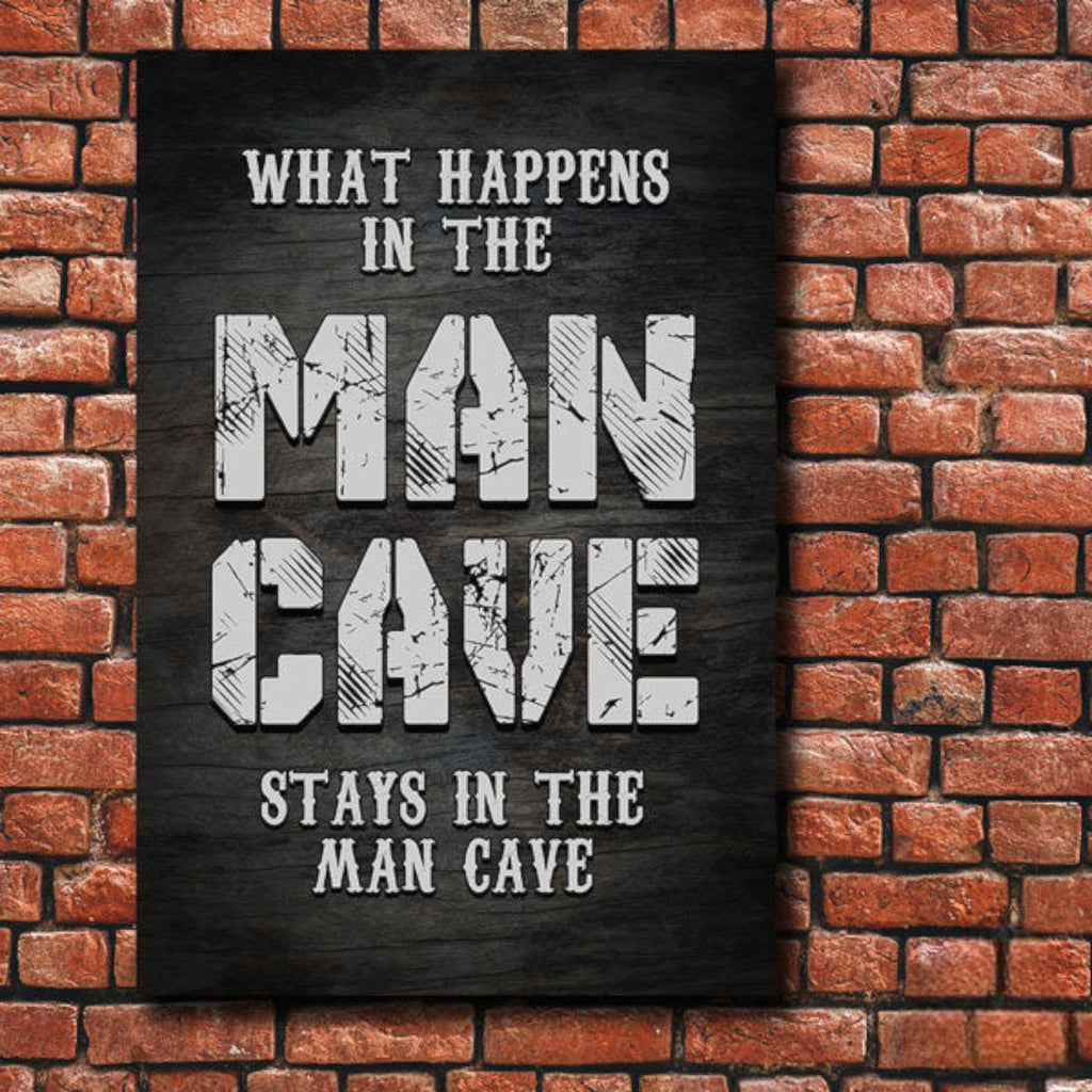 Man Cave Premium Canvas
