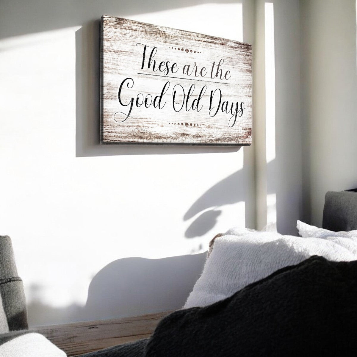 These Are The Good Old Days Premium Canvas