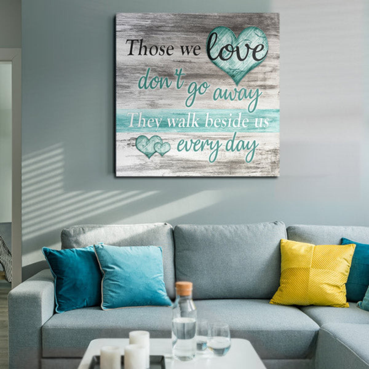 Those We Love Dont Go Away Premium Canvas