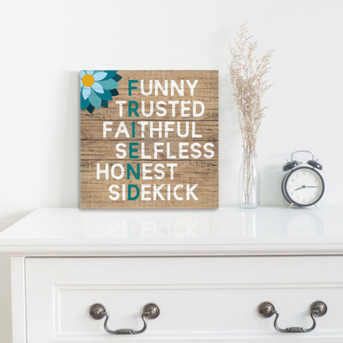 Friend - Funny, Trusted Canvas Wall Art – Gift for Best Friend