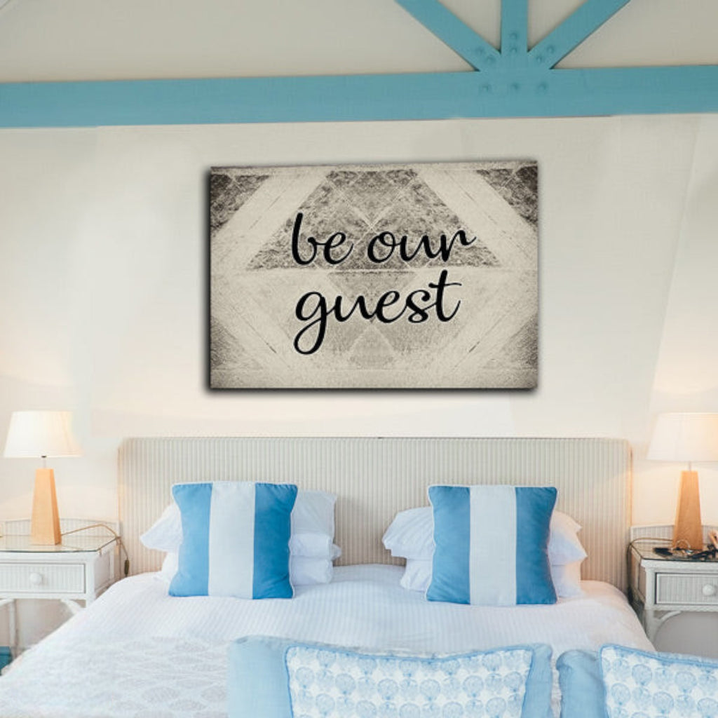 Be Our Guest Premium Canvas