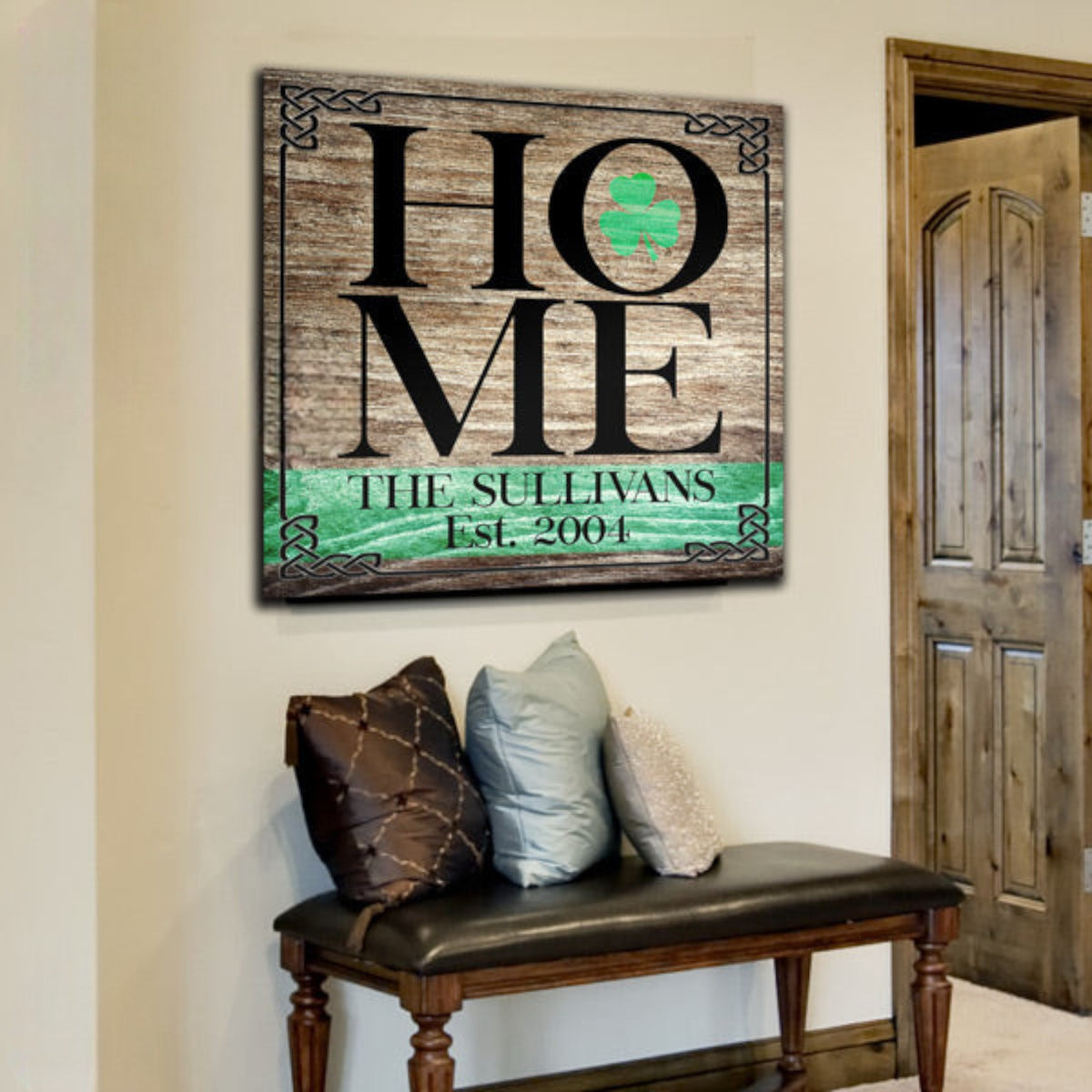 Personalized Irish Home Premium Canvas