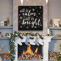 All Is Calm, All Is Bright Premium Canvas