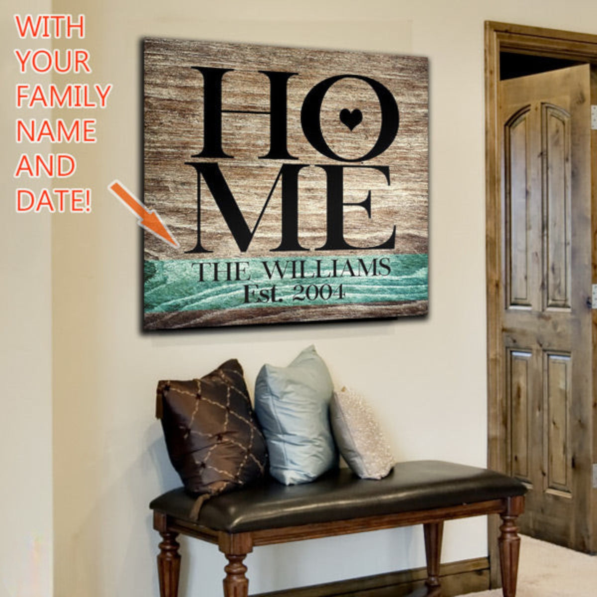 Personalized Home Premium Canvas