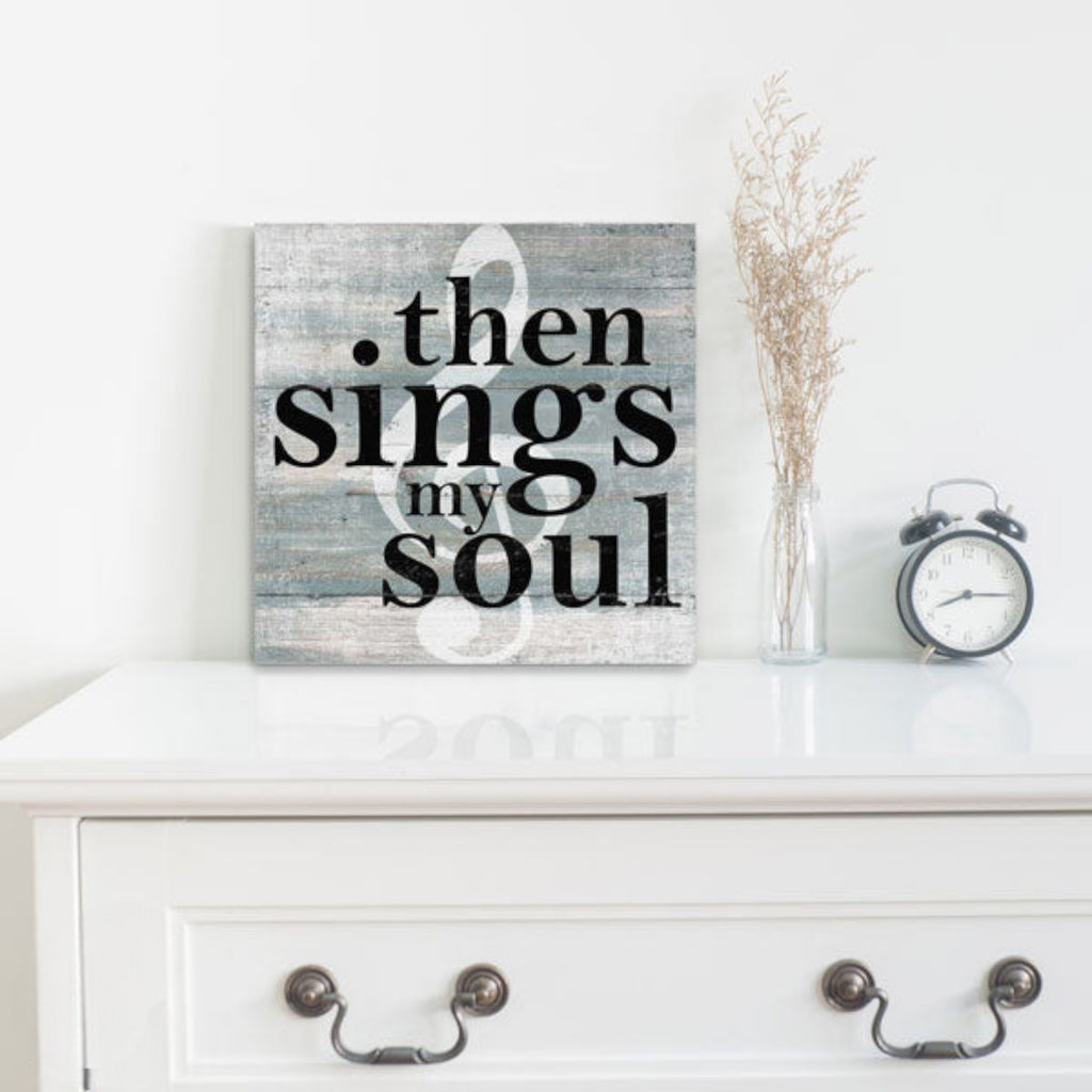 Then Sings My Soul Premium Canvas