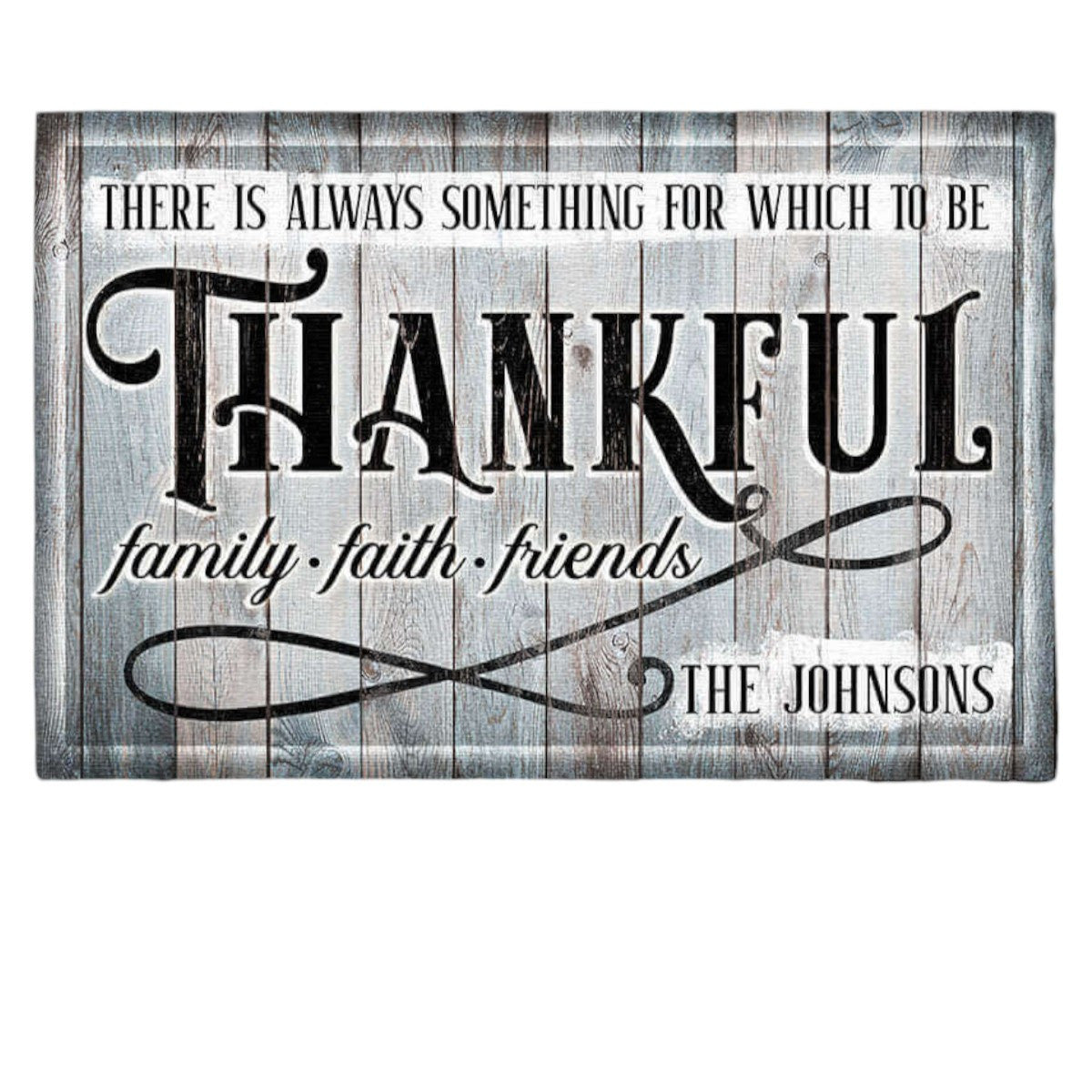 Personalized Theres Always Something To Be Thankful Premium Canvas