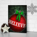 BELIEVE Premium Christmas Canvas