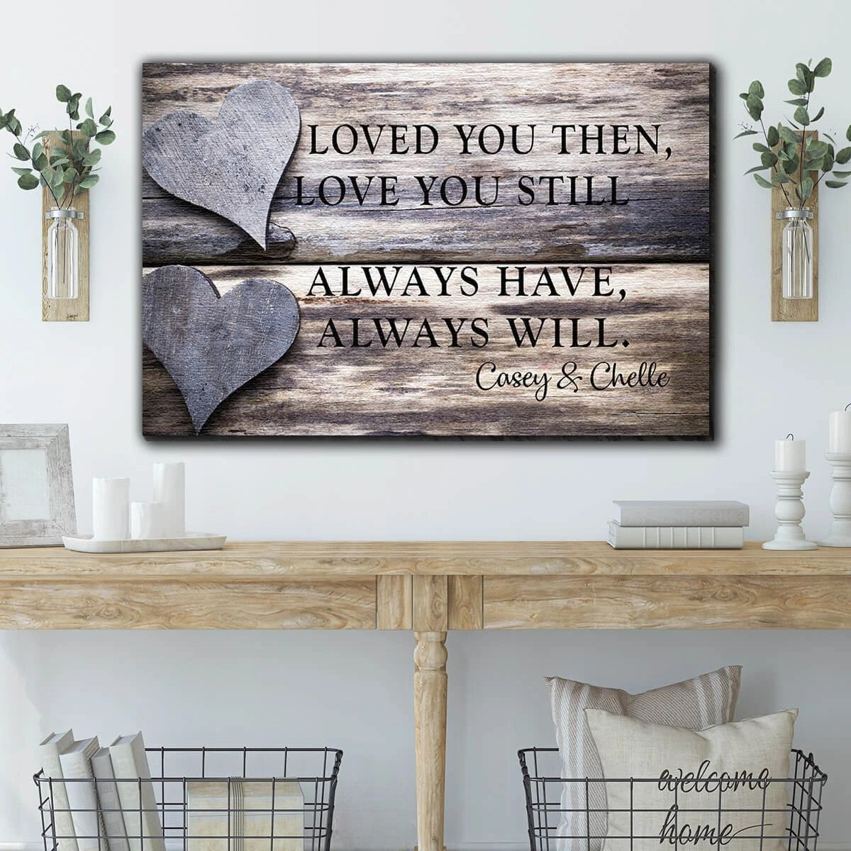 Personalized Loved You Always Premium Canvas