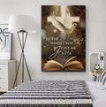 In The Morning When I Rise Give Me Jesus Dove Canvas Wall Art – Christian Wall Decor