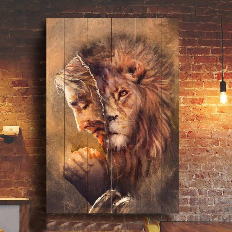 God Is The Strength Of My Heart Canvas Wall Art Prints