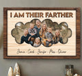I Am Their Father - Custom Gift For Dad Canvas Wall Art Prints