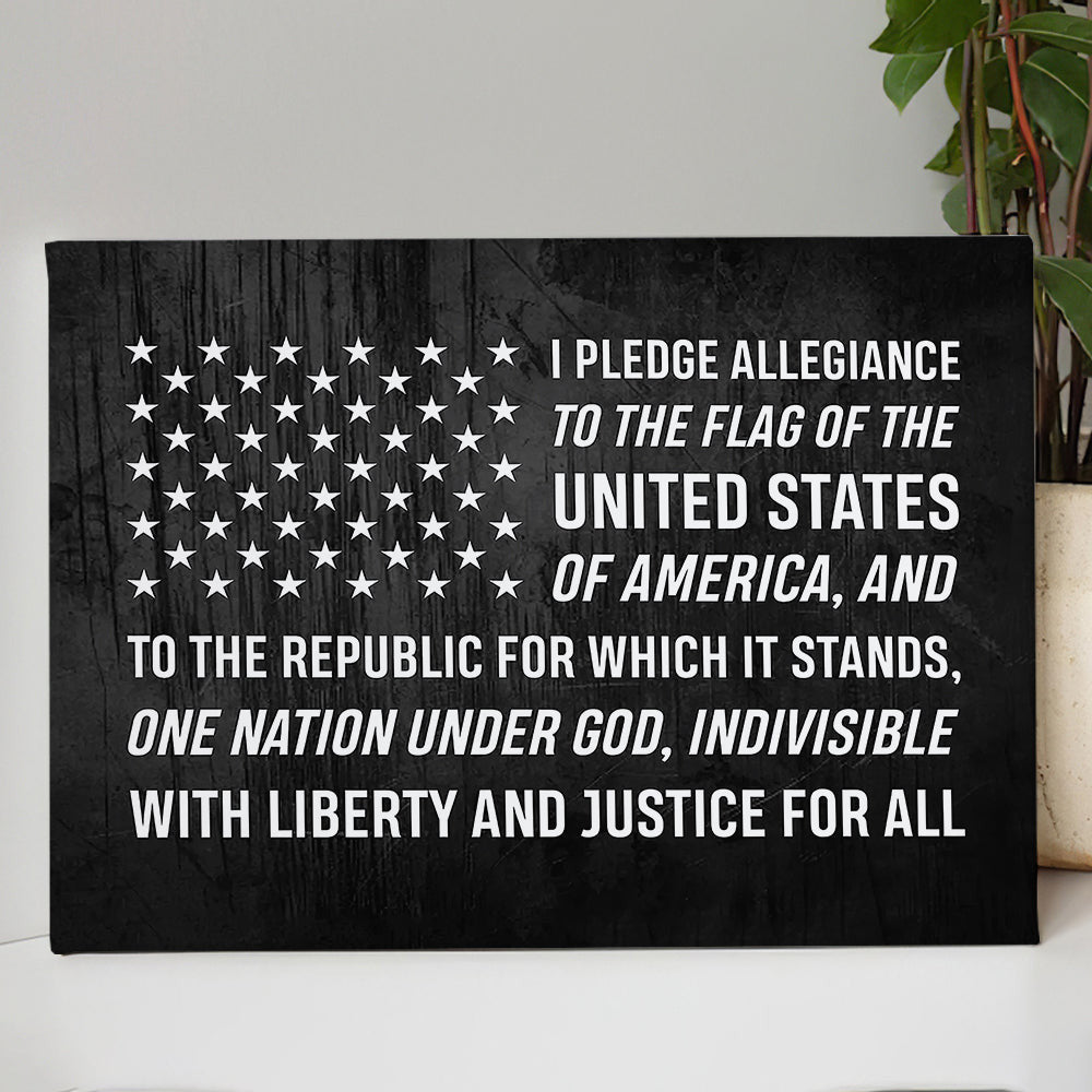 Liberty Justice For All Canvas Wall Art