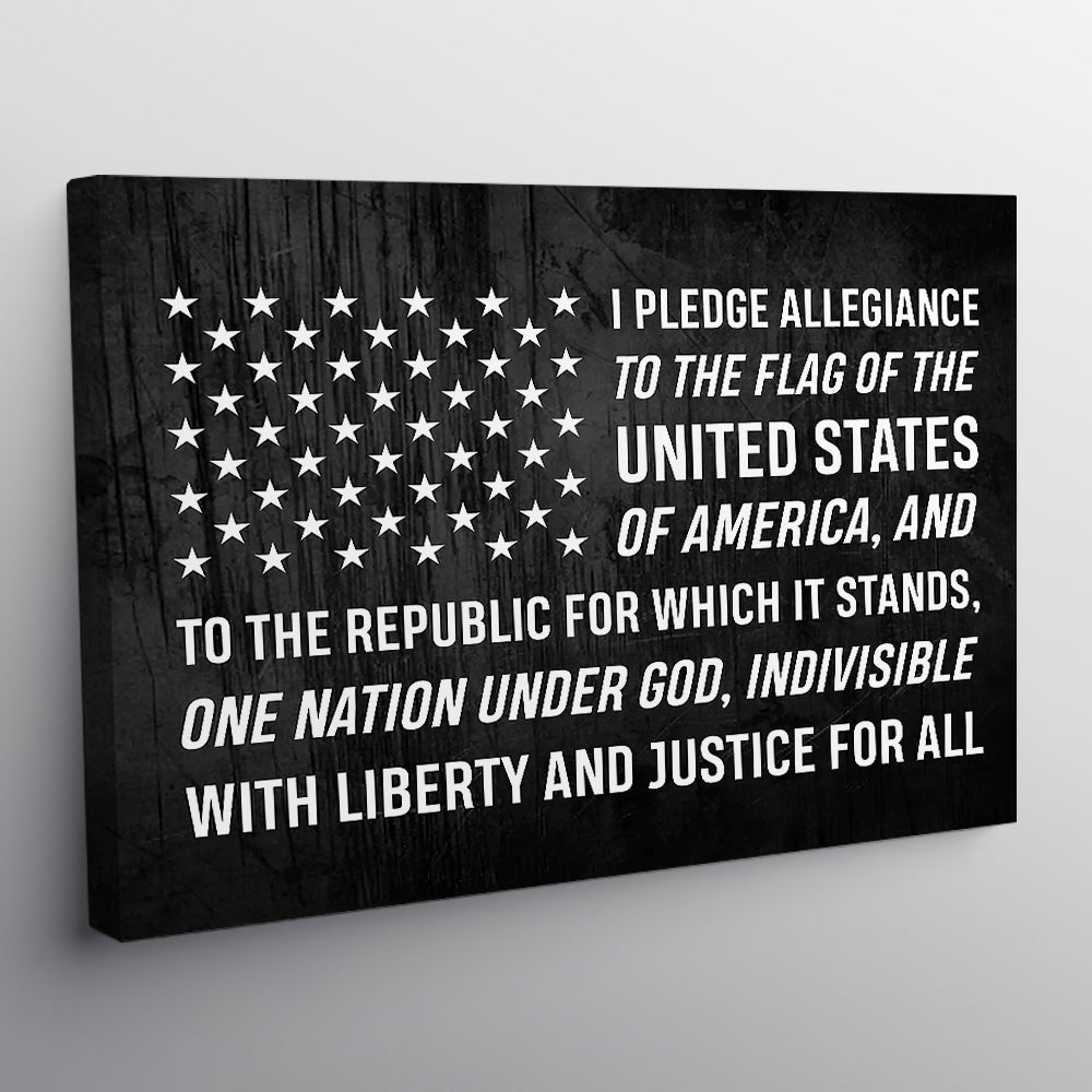 Liberty Justice For All Canvas Wall Art