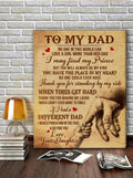 No one In This World Can Love Girl More Than Her Dad Fathers Day Canvas Wall Art Prints
