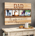 Personalized Dad No Matter How Big We Get Fathers Day Canvas Wall Art Prints