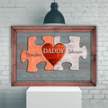 Personalized Daddy Fathers Day Gift Canvas Wall Art Prints